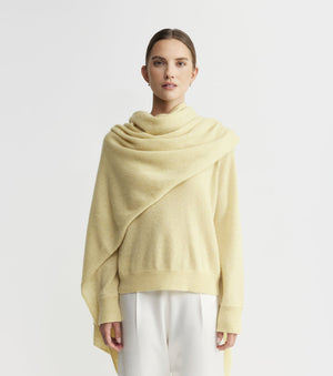 Cashmere Travel Wrap - Butter Melange