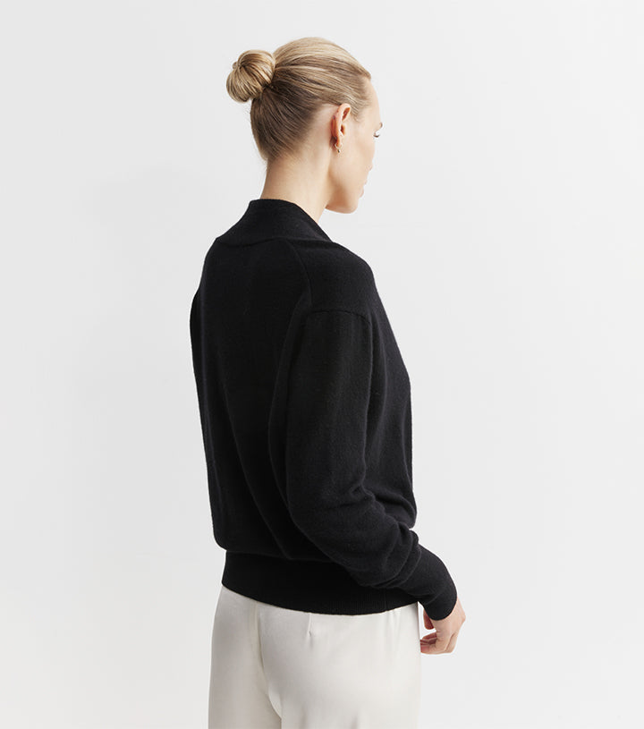 Cashmere Ballet Sweater - Black