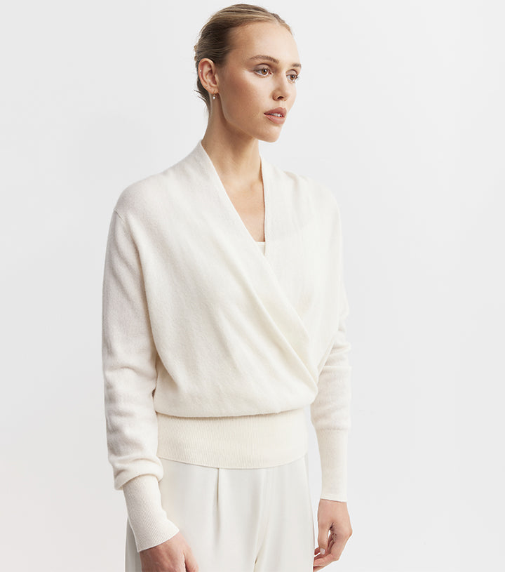 Cashmere Ballet Sweater - Cream
