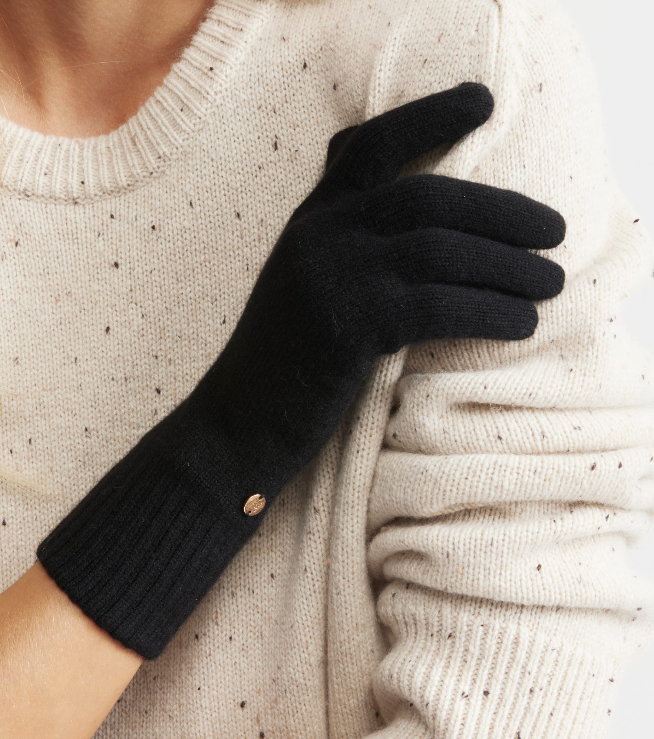 Cashmere Gloves - Black