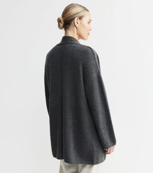 Luxe Cashmere Cardigan - Graphite