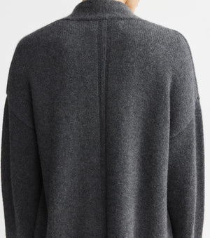 Luxe Cashmere Cardigan - Graphite
