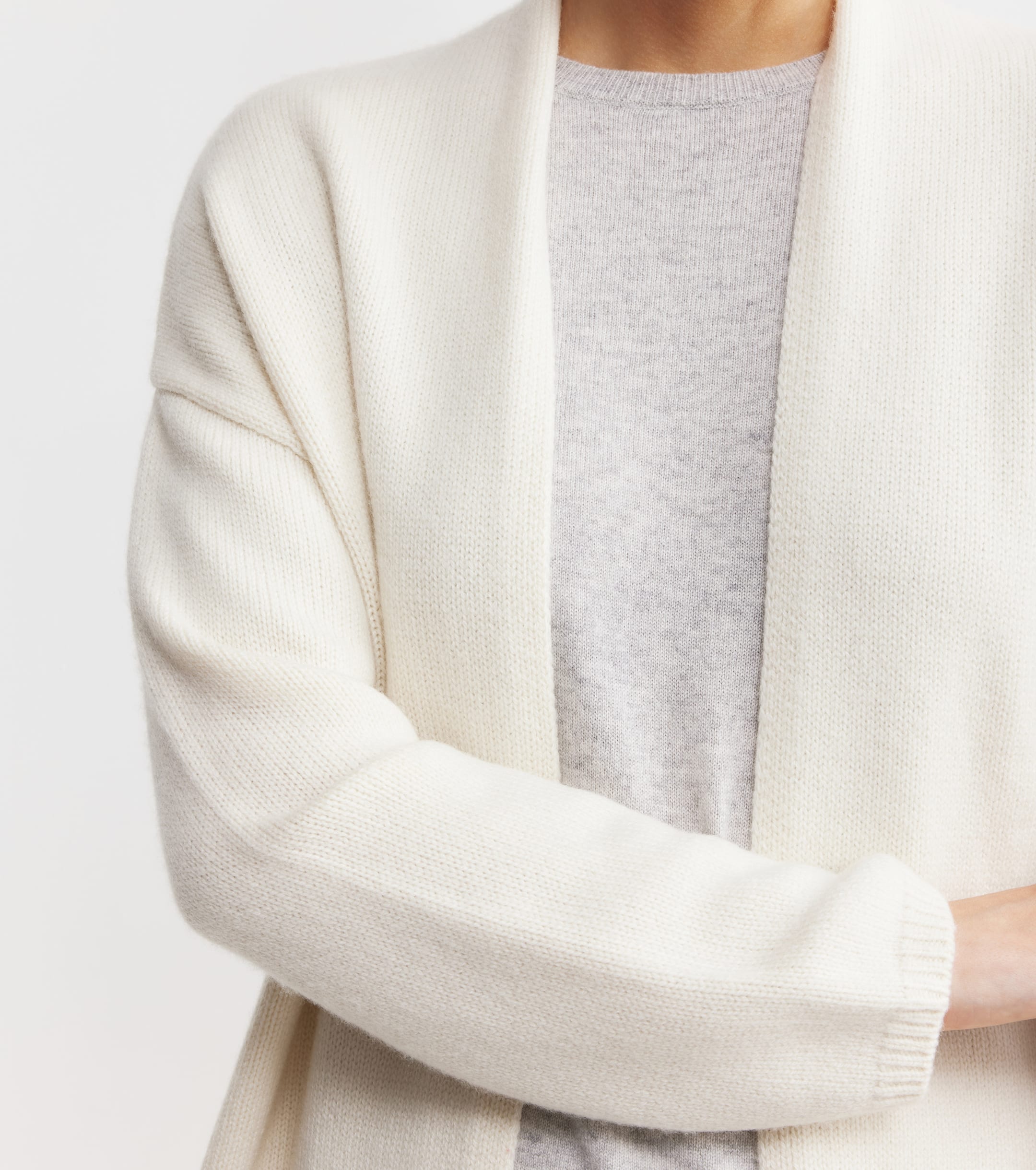 Luxe Cashmere Cardigan - Cream