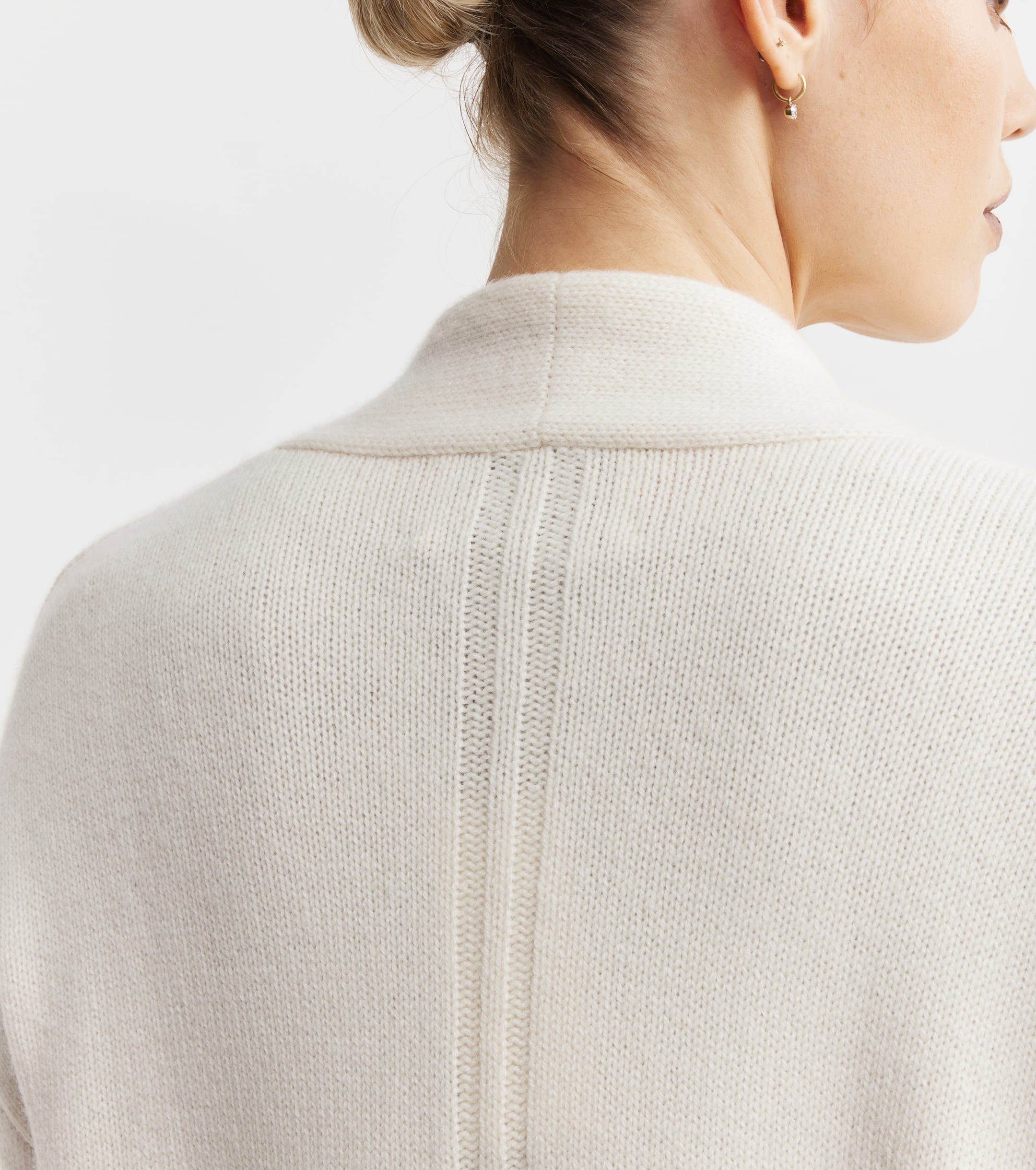 Luxe Cashmere Cardigan - Cream
