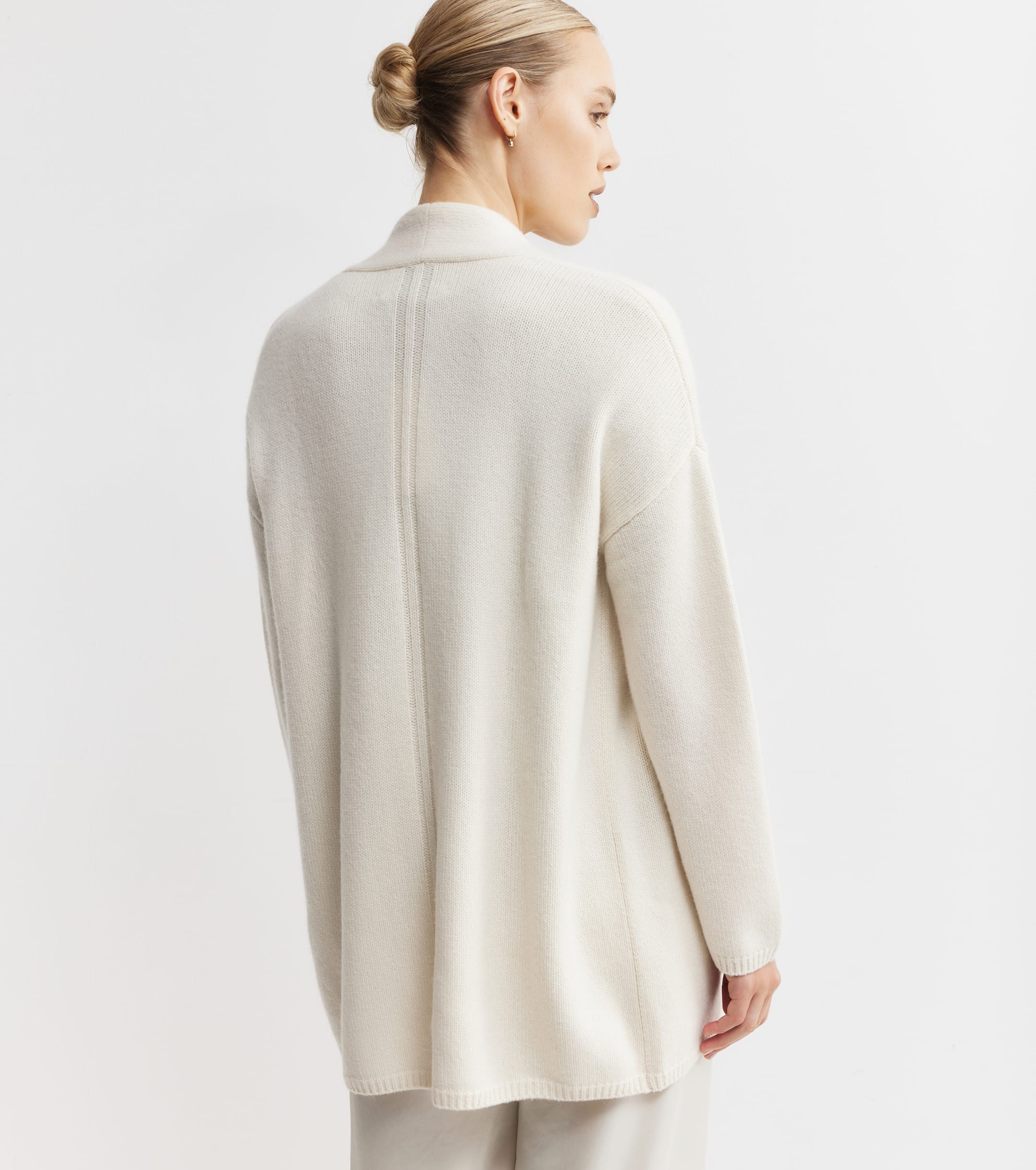 Luxe Cashmere Cardigan - Cream