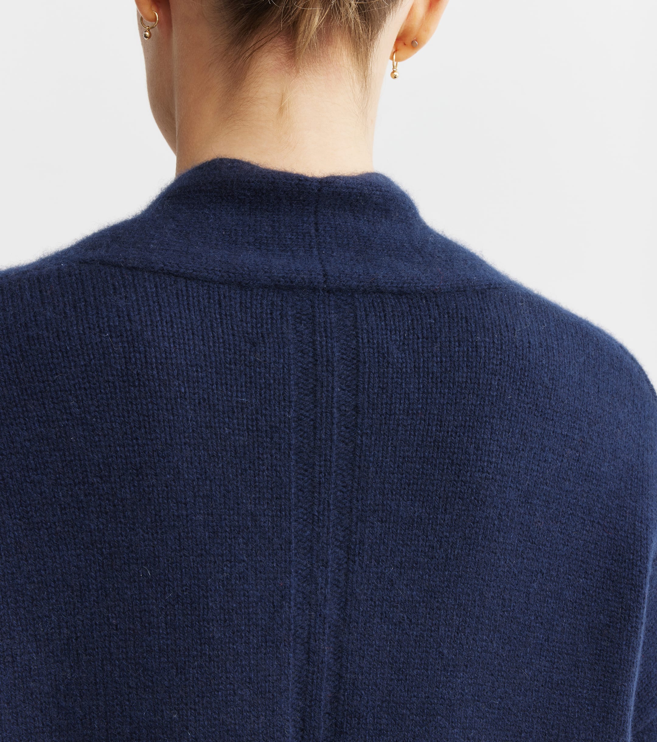 Luxe Cashmere Cardigan - Navy