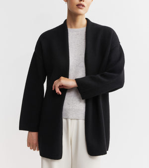 Luxe Cashmere Cardigan - Black