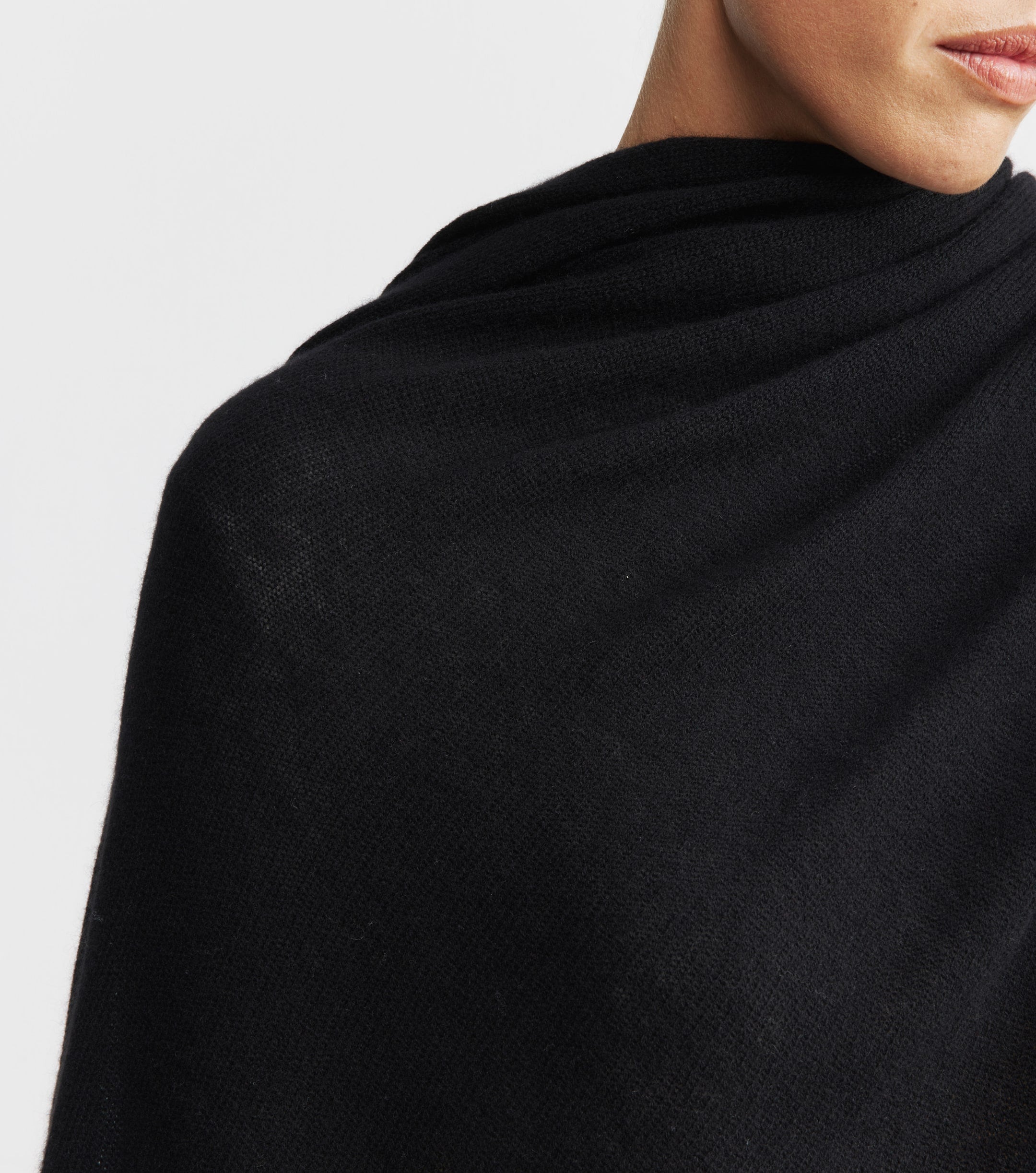 Cashmere Travel Wrap - Black