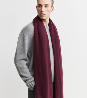 Cashmere Travel Wrap - Burgundy