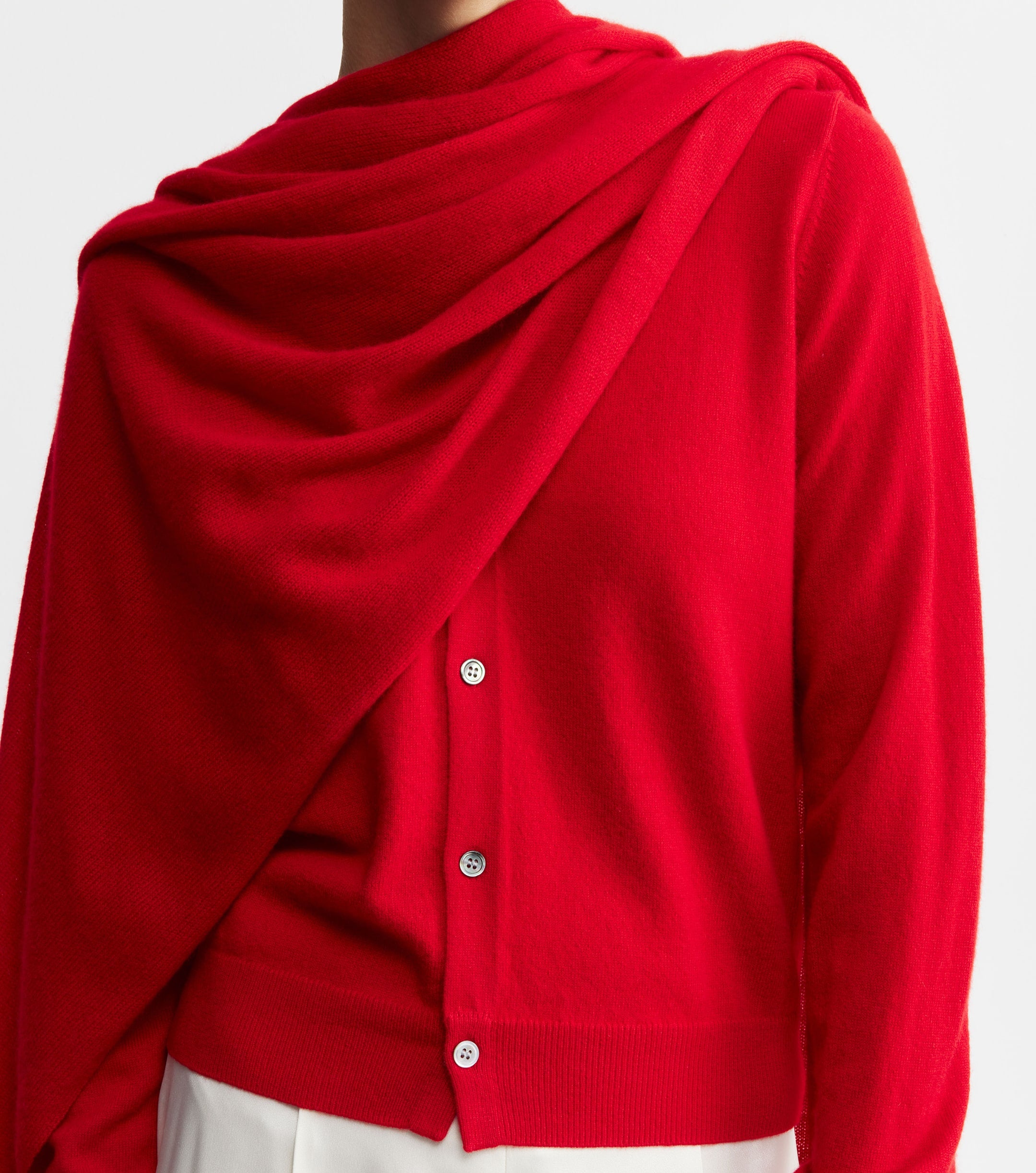 Cashmere Travel Wrap - Red