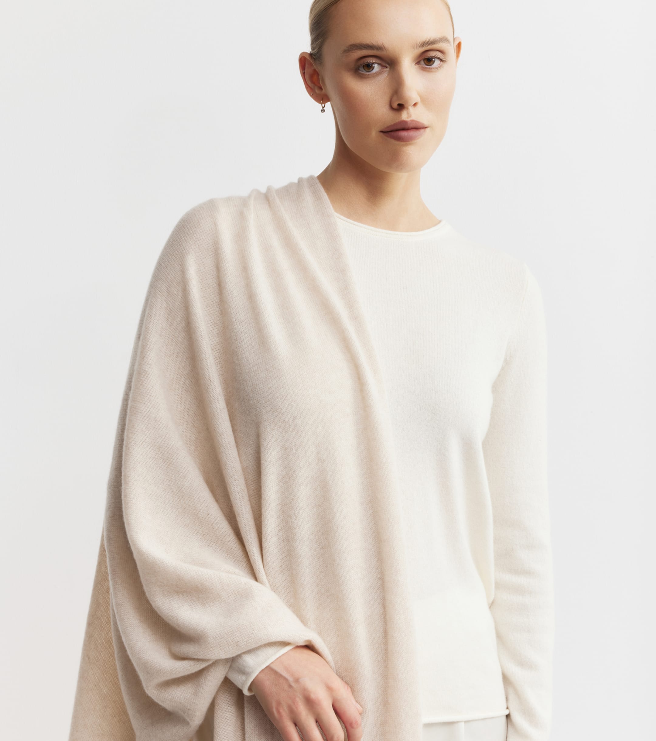 Cashmere Travel Wrap - Sand
