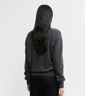 Cashmere Ballet Sweater - Carbon