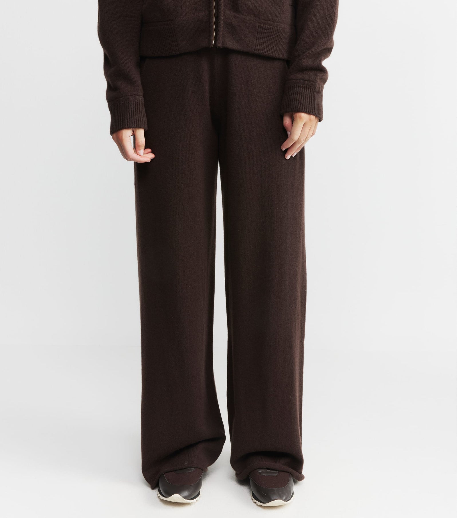 Cashmere Bias Trouser - Cacao
