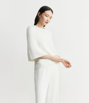 Cashmere Cape - White