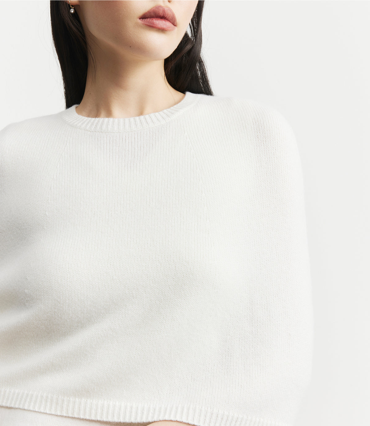Cashmere Cape - White
