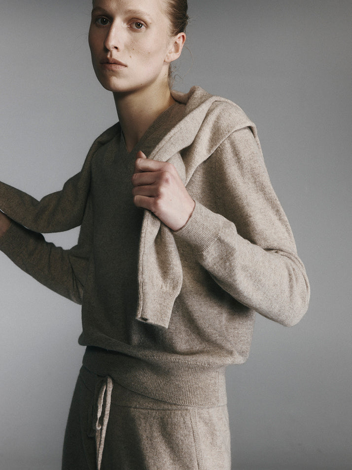 Cashmere Trouser - Birch