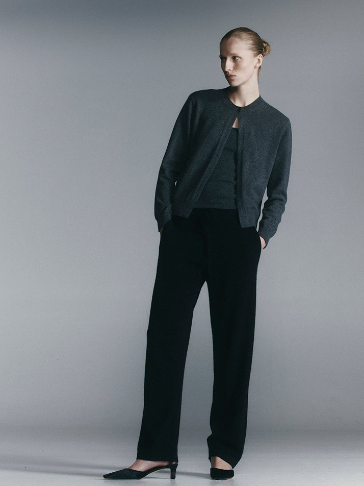 Cashmere Trouser - Black