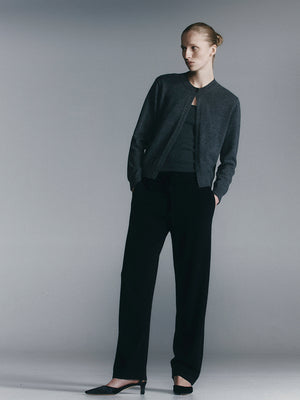 Cashmere Trouser - Black