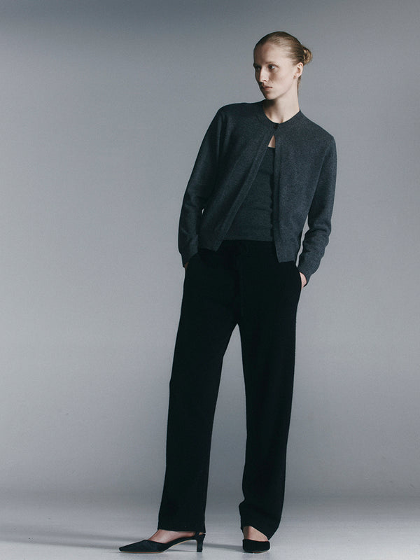 Cashmere Trouser - Black