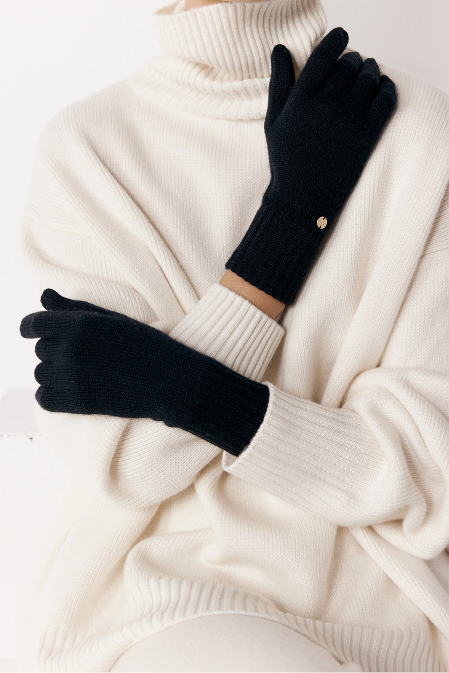 Cashmere Gloves - Black