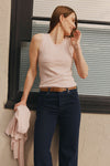 Cashmere Tank - Powder Pink