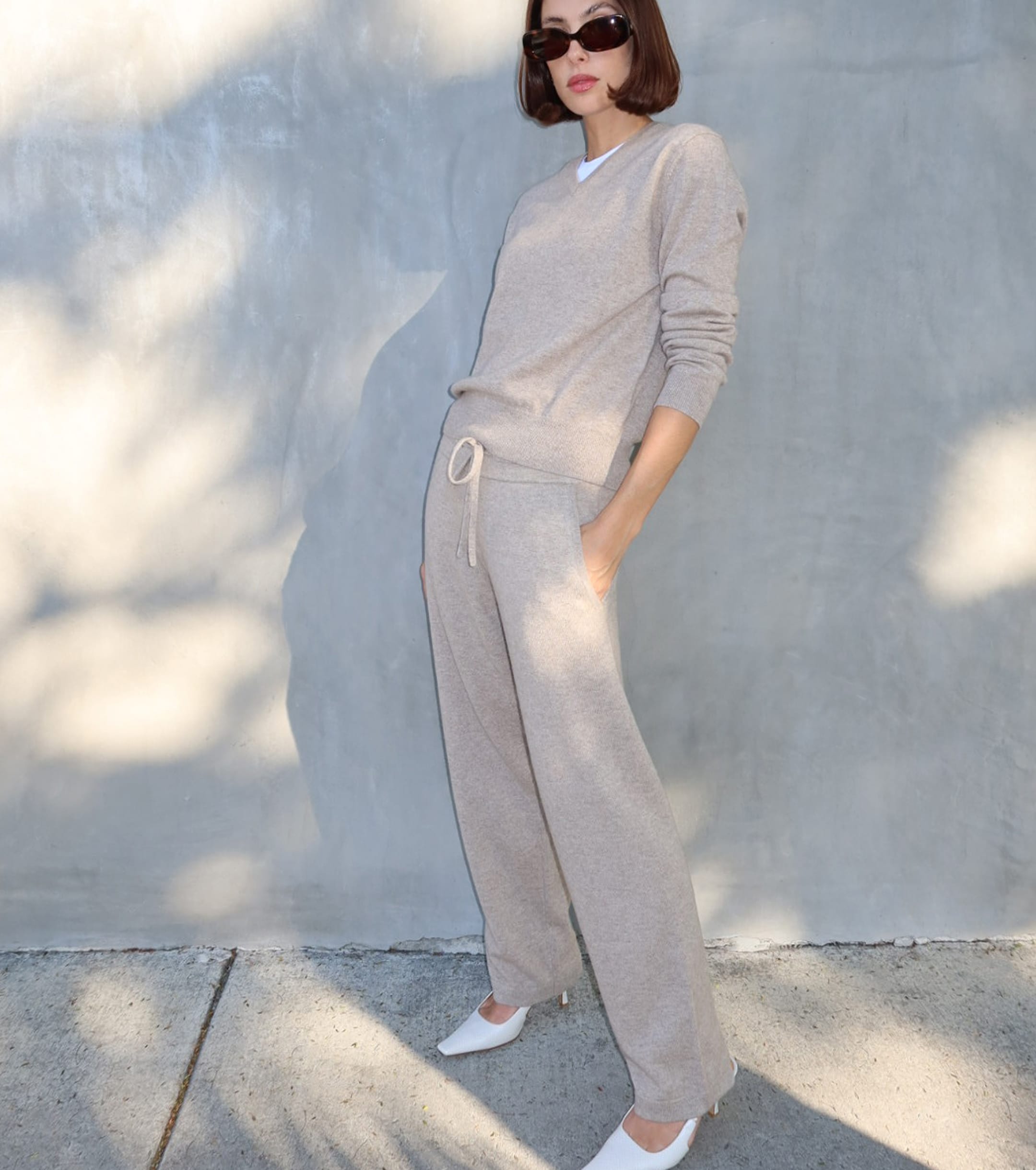 Cashmere Trouser - Birch