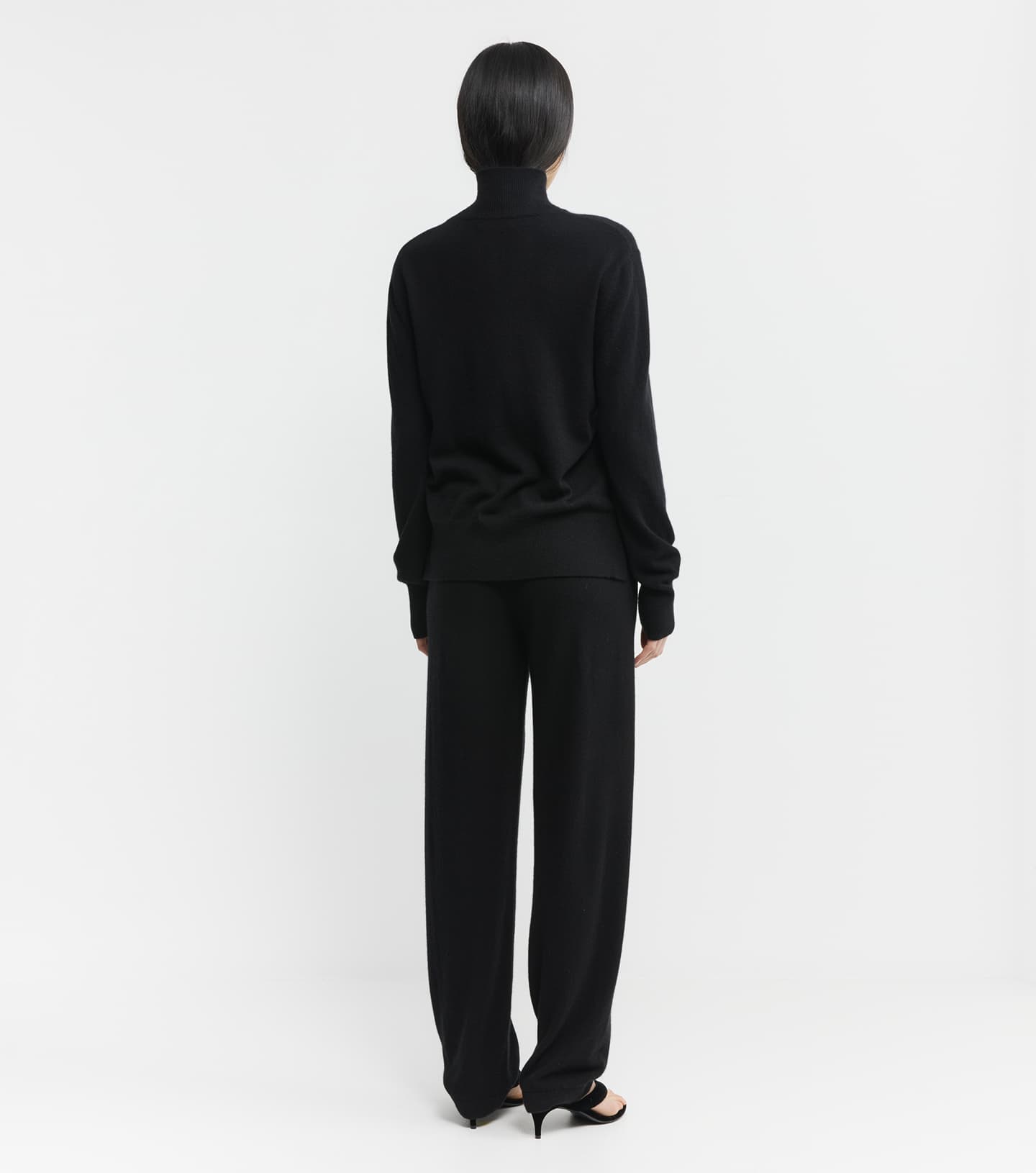 Baby Cashmere Trouser - Black