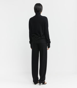 Baby Cashmere Trouser - Black