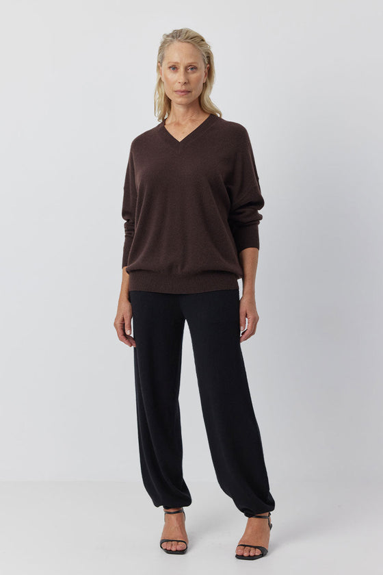 Cashmere Trouser - Black