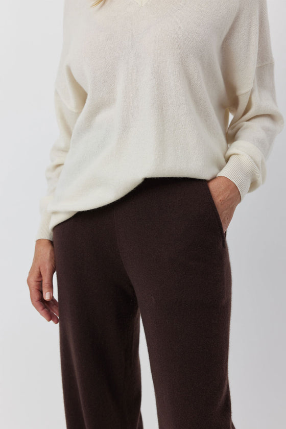 Cashmere Trouser - Cacao
