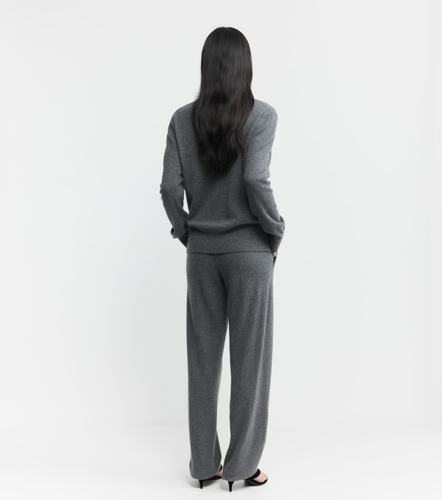 Baby Cashmere Trouser - Graphite