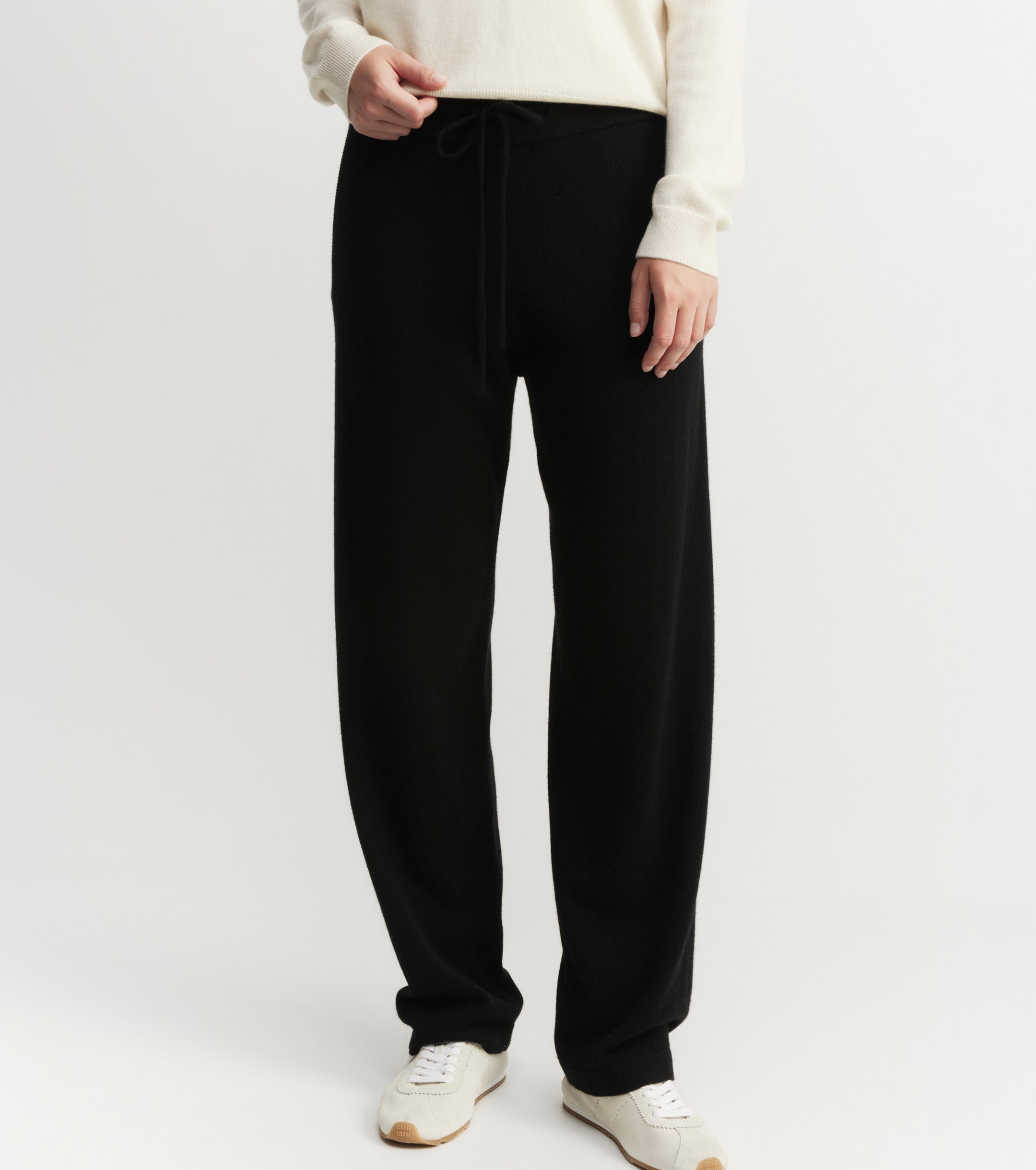 Cashmere Trouser - Black
