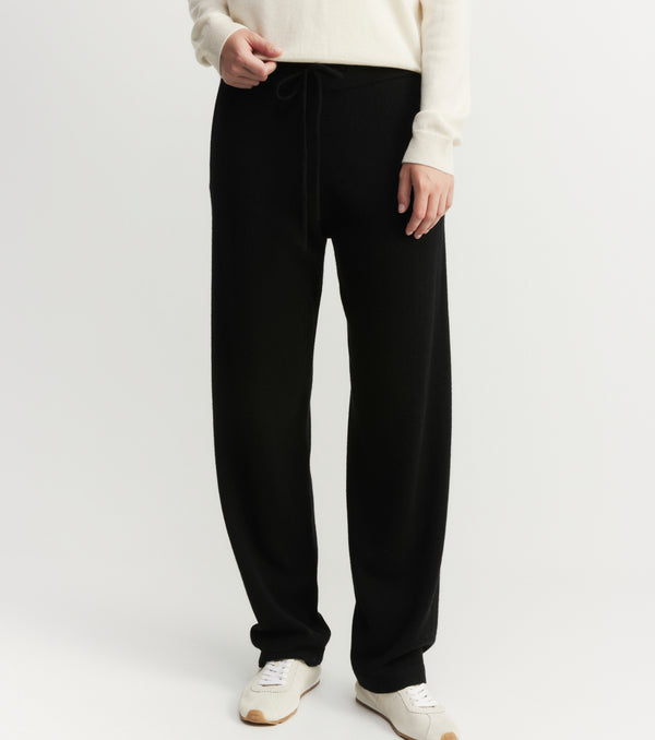 Cashmere Trouser - Black