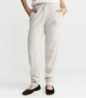 Cloud Cashmere Trouser - Pebble