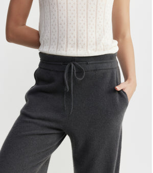 Cloud Cashmere Trouser - Steel