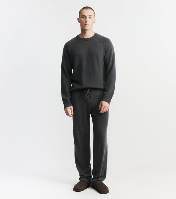 Cloud Cashmere Trouser - Steel