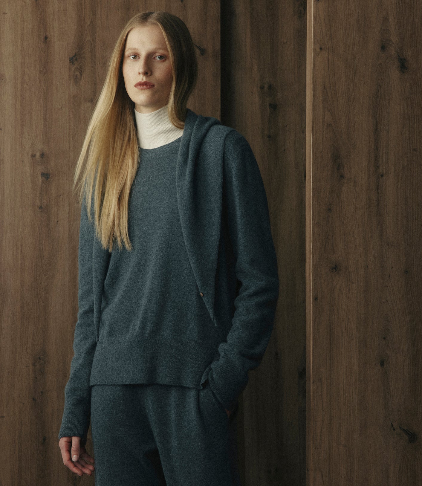 Baby Cashmere Crew Neck Sweater - Graphite