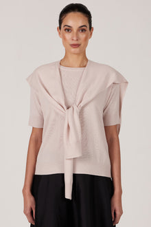  Cashmere Sweater Scarf - Pale Pink