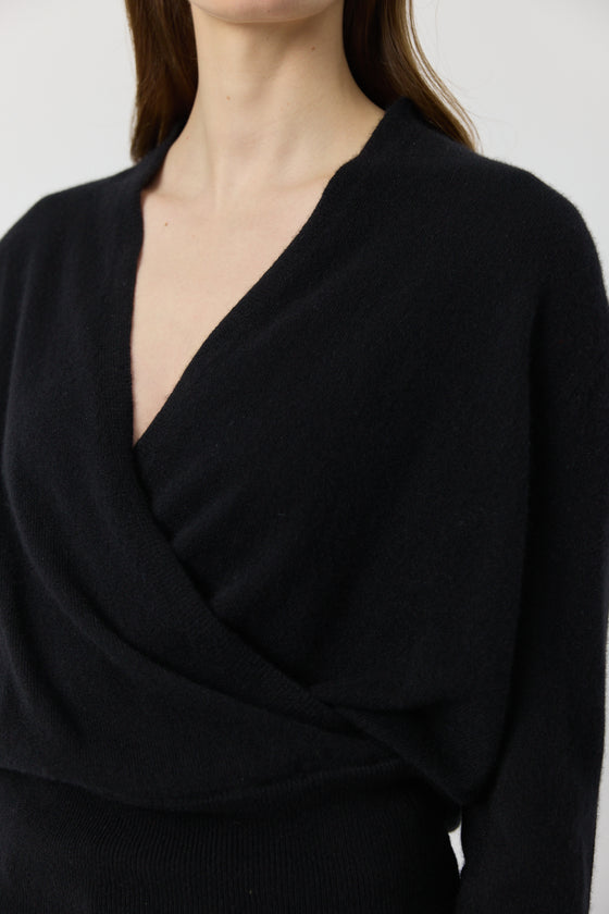 Cashmere Ballet Sweater Black Elle Riley Cashmere