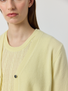 Cashmere Cable Tank - Lemon