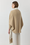 Cashmere Double Sided Jacket - Camel/Cream