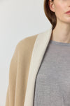 Cashmere Double Sided Jacket - Camel/Cream