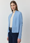 Cashmere Featherweight Cardigan - Malibu Blue