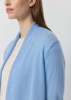 Cashmere Featherweight Cardigan - Malibu Blue