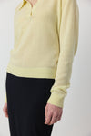 Featherweight Cashmere Polo - Lemon