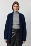 Luxe Cashmere Cardigan - Navy