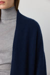 Luxe Cashmere Cardigan - Navy