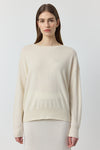 Essential Cashmere Relaxed Crewneck - Cream