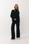 Relaxed Cashmere Mock Sweater