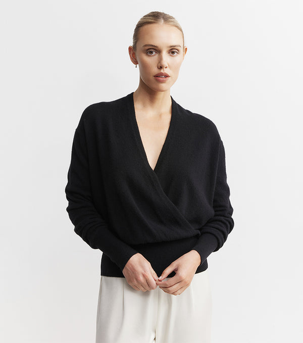 Cashmere Ballet Sweater - Black